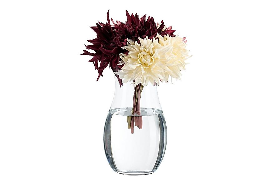 relaxdays Tischvase Blumenvase aus Glas günstig online kaufen