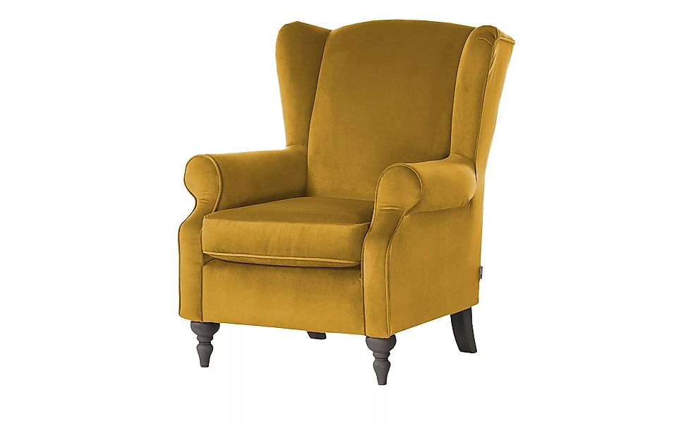 Ohrensessel - gelb - 83 cm - 102 cm - 87 cm - Polstermöbel > Sessel > Ohren günstig online kaufen