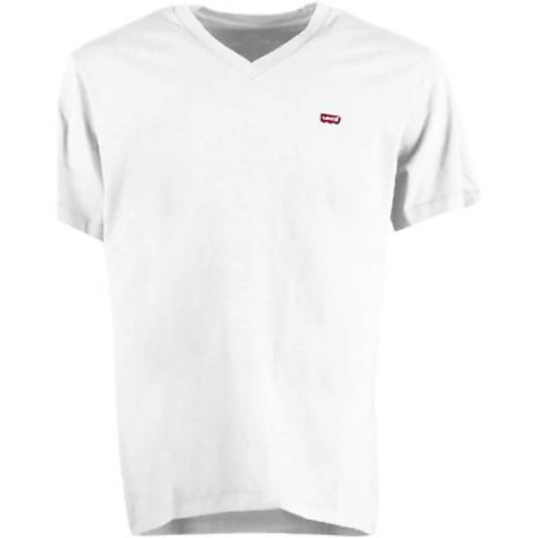 Levis  T-Shirts & Poloshirts Original Hm Vneck White günstig online kaufen