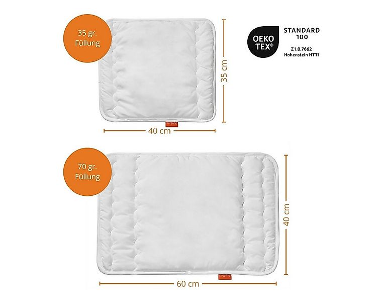 sleepling Babykissen Kopfkissen, Flachkissen, Steppkissen, allergikerfreund günstig online kaufen