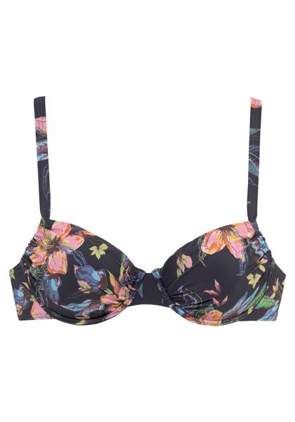 LASCANA Bügel-Bikini-Top Malia, mit tropischem Print günstig online kaufen