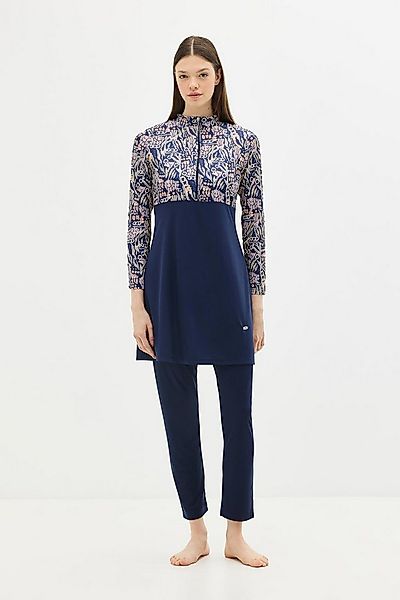 C&CITY Badeanzug Gemustertes Reißverschluss 4-teiliges Badeanzug-Set günstig online kaufen