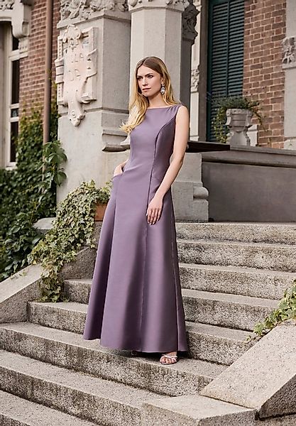 SWING Abendkleid - Abendkleid aus Twill mit Taschen A-Linie günstig online kaufen