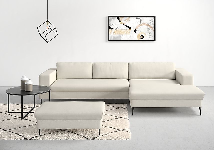 DOMO collection Ecksofa »Modica, zeitlos und elegant, L-Form«, moderne Opti günstig online kaufen