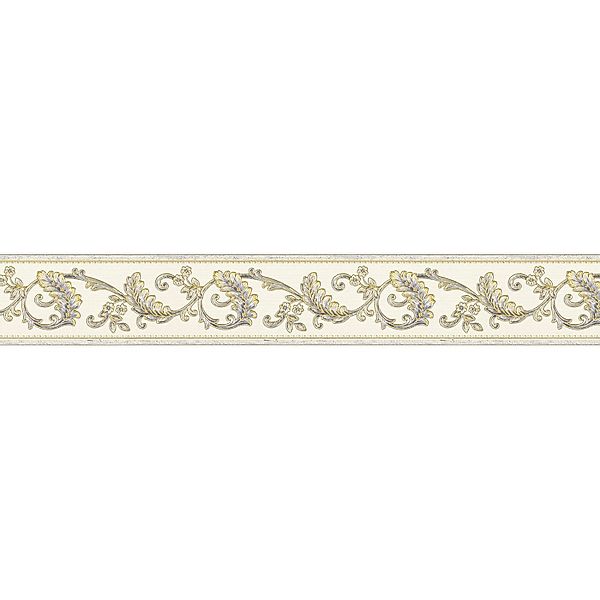 Bricoflor Vlies Bordüre mit Ornament Barock Tapetenbordüre Selbstklebend  V günstig online kaufen