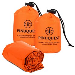 PINUQUEST Biwaksack Notfallschlafsack (2 tlg), Rettungsdecke günstig online kaufen