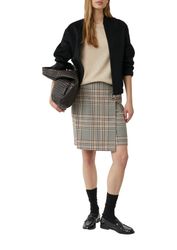 comma Wickelrock mit Karo-Muster günstig online kaufen