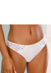 LASCANA Tanga "Flora" hinten aus leicht transparenter Spitze günstig online kaufen