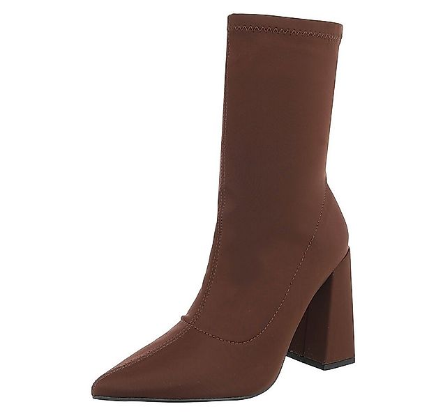 Ital-Design Elegante Blockabsatz-Stiefeletten für Damen, komfortabel und st günstig online kaufen