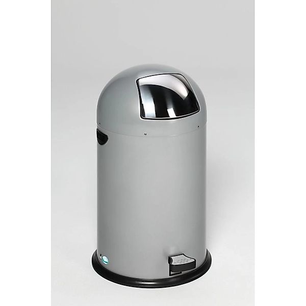 PROREGAL Klassischer Abfallsammler Mit Einwurfklappe Inneneinsatz Fußpedal günstig online kaufen