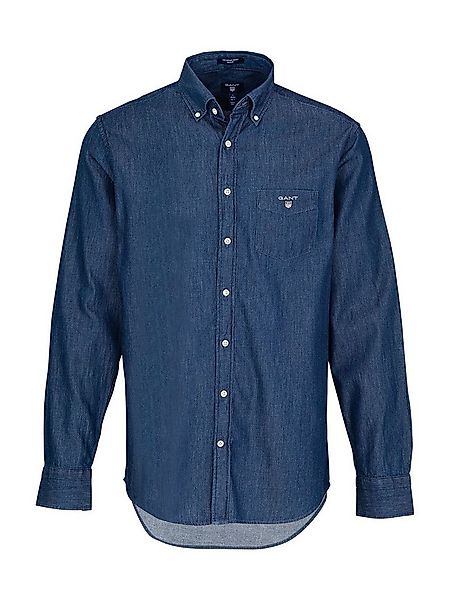 Gant Langarmhemd The Indigo Reg Bd günstig online kaufen