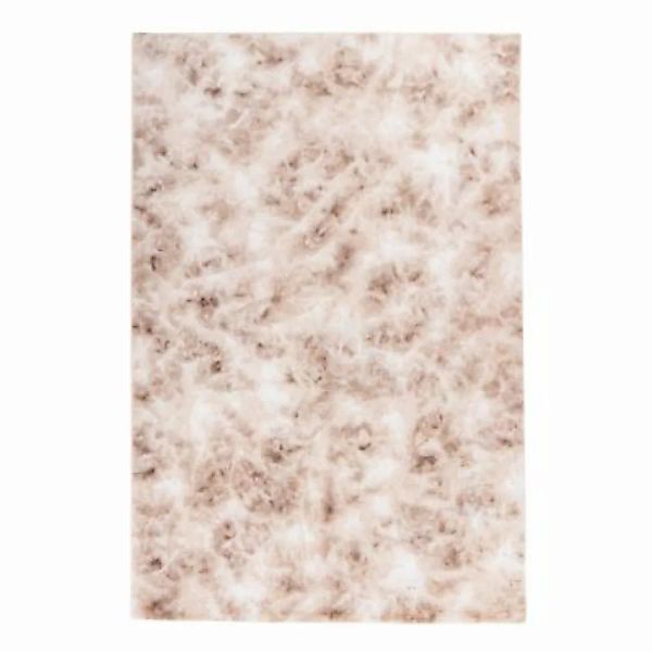 carpet city® Hochflorteppich Toledo 500 Beige beige Gr. 160 x 230 günstig online kaufen