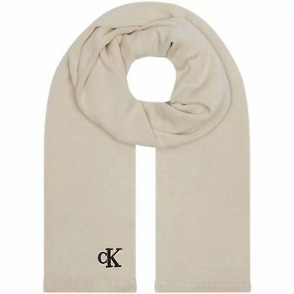 Calvin Klein Jeans Schal "SEASONAL POM POM SCARF", mit Logostickerei günstig online kaufen