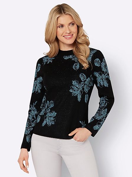 Sieh an! Strickpullover Stehkragenpullover günstig online kaufen