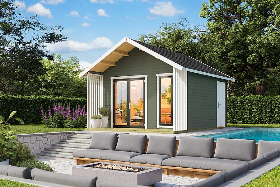 Nordic Holz Gartenhaus "MURANO 1" günstig online kaufen