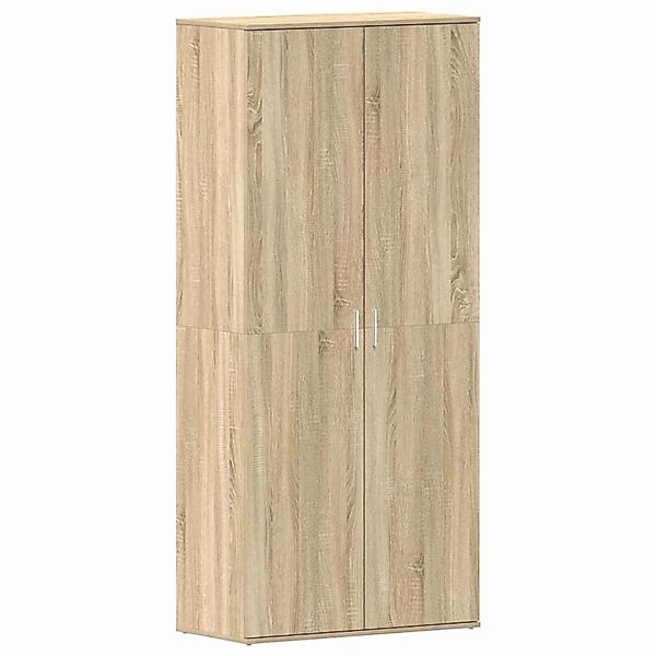 vidaXL Schuhschrank mit Tür Braun 80 x 39 x 180 cm Holzwerkstoff 3333868 günstig online kaufen