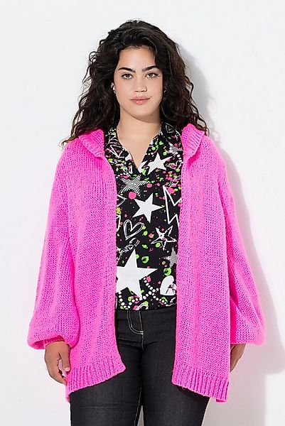Angel of Style Strickjacke Kapuzen-Strickjacke Straight Fit Ballon-Langarm günstig online kaufen
