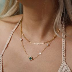 Runde Perlé Silberkette elegante Halskette mit günstig online kaufen
