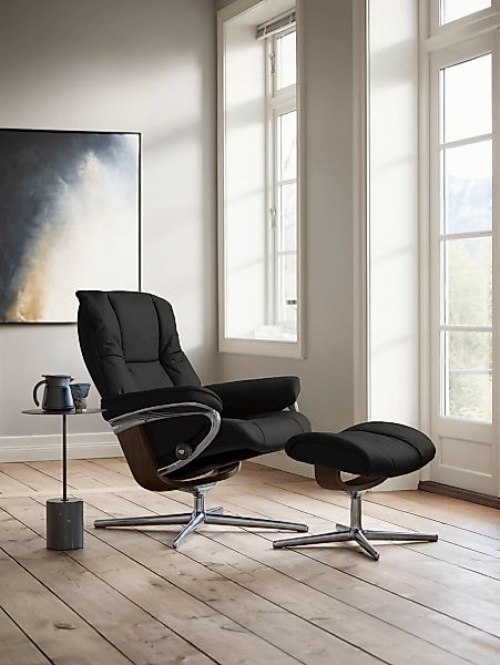 Stressless "Mayfair" mit Cross Base, Größe S, M & L, Holzakzent Braun günstig online kaufen