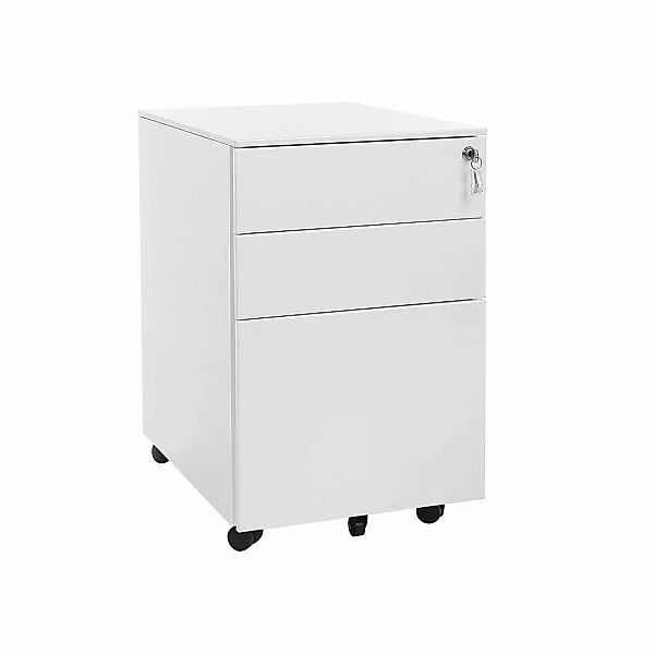 Songmics Rollcontainer 52 cm x 39 cm x 60 cm Weiß günstig online kaufen