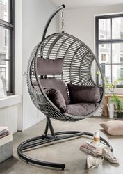 Destiny Hängesessel »COCO DE LUXE II« Stahl, Aluminium, Polyrattan, mit Ges günstig online kaufen