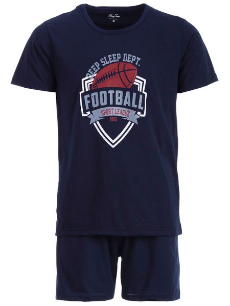 Henry Terre Schlafanzug Pyjama Set Shorty günstig online kaufen