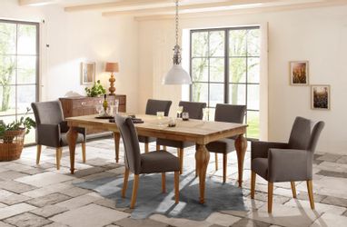 Home affaire Armlehnstuhl "King BESTSELLER" () Luxus-Microfaser Esszimmerst günstig online kaufen