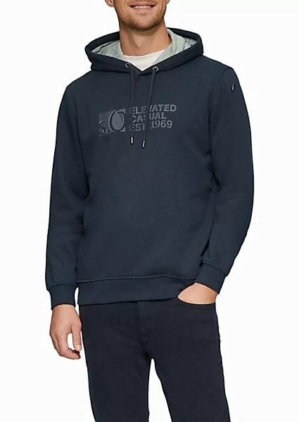 s.Oliver Kapuzensweatshirt mit Front-Print günstig online kaufen