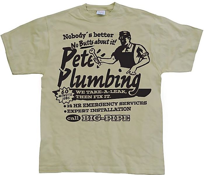 Hybris T-Shirt Petes Plumbing T-Shirt günstig online kaufen