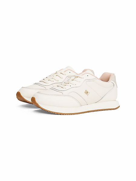 Tommy Hilfiger Plateausneaker "LEATHER RUNNER", Freizeitschuh, Halbschuh, S günstig online kaufen