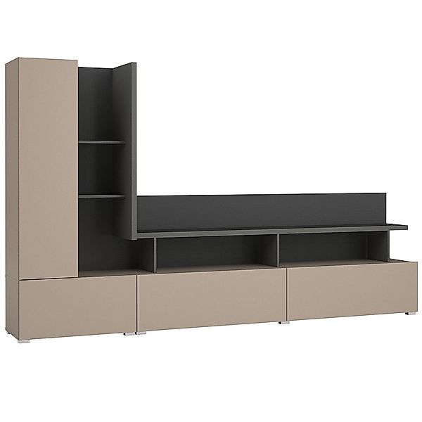 Lomadox Wohnzimmer-Set SELCE-83, (Mega-Spar-Set, 4-St., Vitrine günstig online kaufen