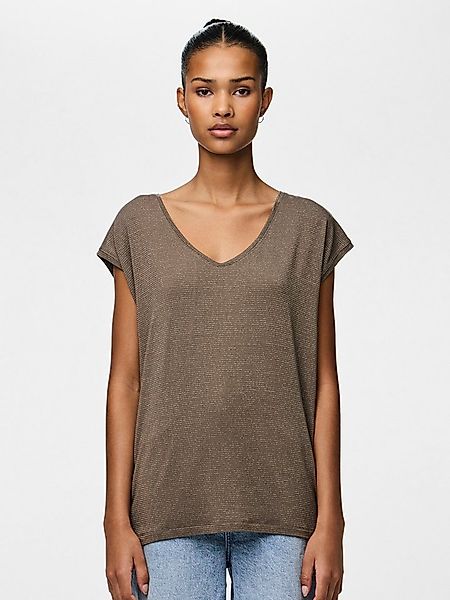 pieces Kurzarmshirt PC BILLO Viskosemischung, loose fit günstig online kaufen