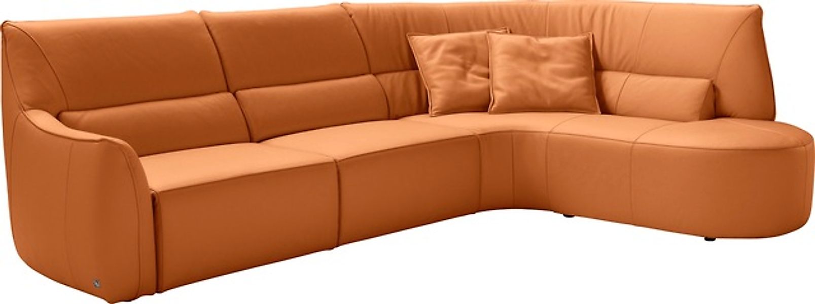 Egoitaliano Ecksofa »Puffy, extravagant & edel, Retro Designsofa, hoher Sit günstig online kaufen