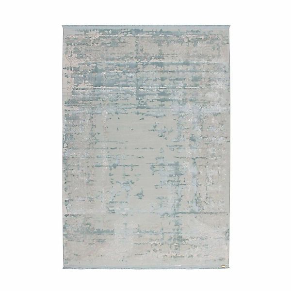 MeGusta Kurzflor Teppich Vintage - UsedLook Modern Hellblau 120x170 cm Dolo günstig online kaufen