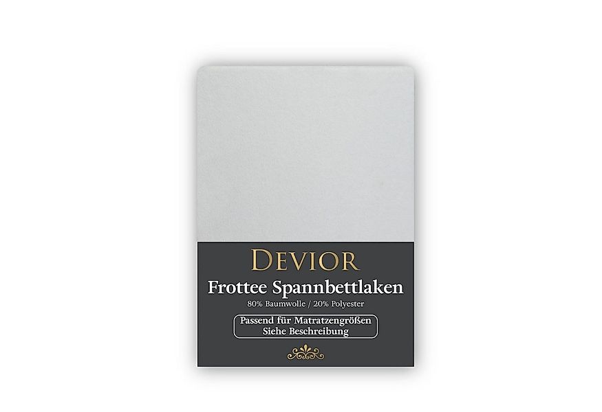 Devior Spannbettlaken Frottee 80% Baumwolle 20% Polyester, Winterspannbettl günstig online kaufen