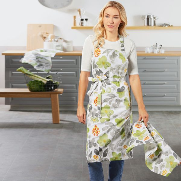 REDBEST Kochschürze Schürze, Baumwolle Blumen günstig online kaufen