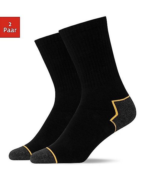 SNOCKS Arbeitssocken (2-Paar) aus Bio-Baumwolle mit Vollfrotteesohle, perfe günstig online kaufen