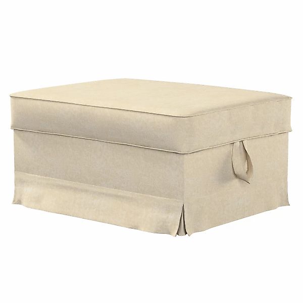 Bezug für Ektorp Bromma Hocker, grau-beige, Husse, Ektorp Bromma, Chenille günstig online kaufen