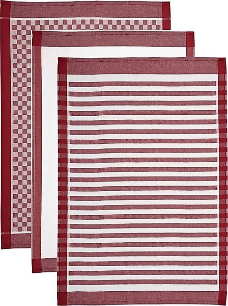 ROSS Geschirrtuch SUPERIOR, (Set, 3-tlg., 3x Geschirrtuch 50x70 cm) günstig online kaufen