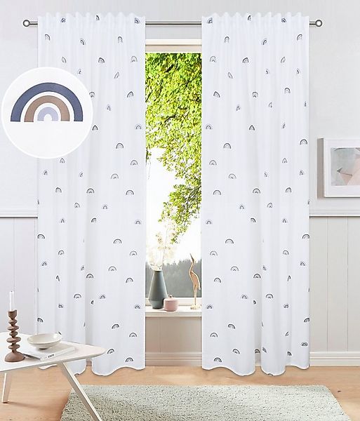 OTTO home Gardine Elyna (1 St), Multifunktionsband, halbtransparent günstig online kaufen