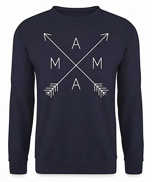 Quattro Formatee Sweatshirt Mama Pfeil Muttertag Mutter Unisex Pullover (1- günstig online kaufen