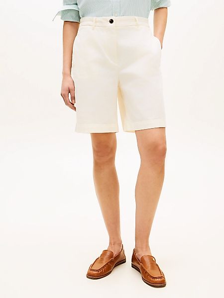 Tommy Hilfiger Chinoshorts "CO GMD BLEND CHINO SHORT" mit umgeschlagenem Be günstig online kaufen