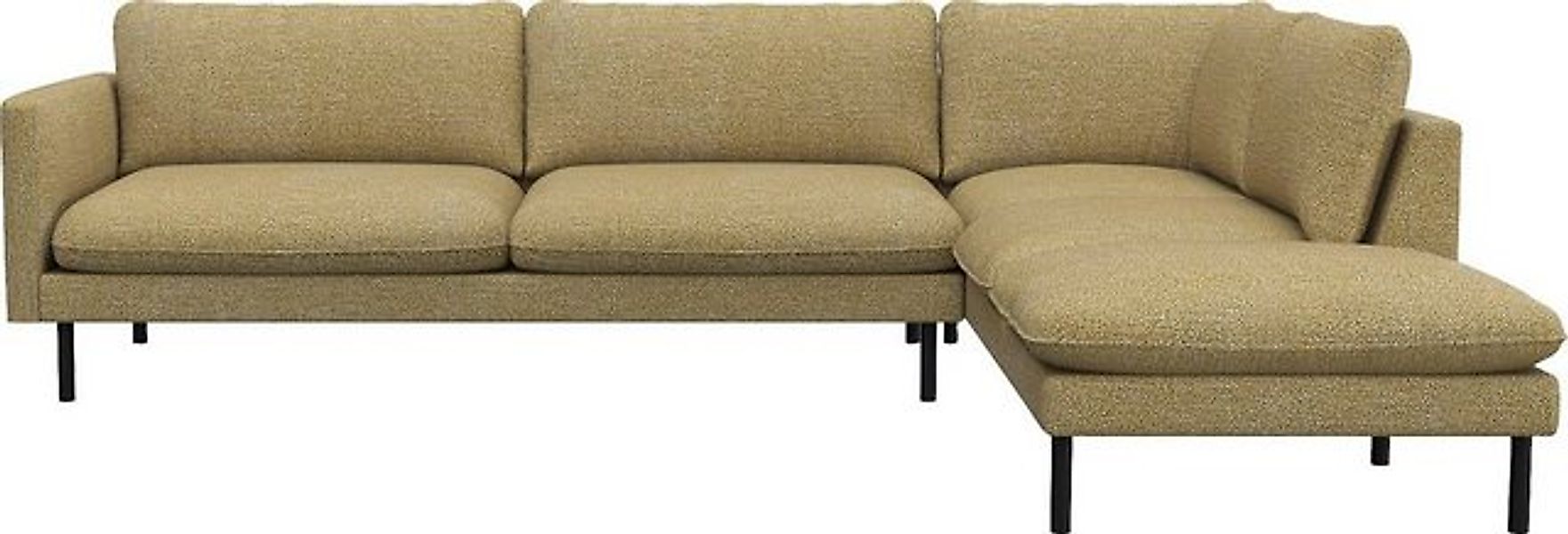 FLEXLUX Ecksofa Bolzano, elegant und bequem, L-Form, Sitzaufbau mit Kaltsch günstig online kaufen