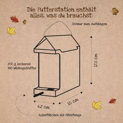Die Stadtgärtner Futterhaus Freiluftbuffet - Wetterfeste günstig online kaufen