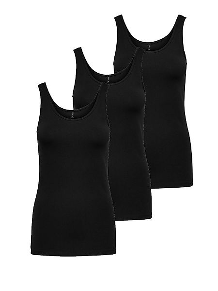 ONLY Spaghettitop Only Damen 3er-Pack Basic günstig online kaufen