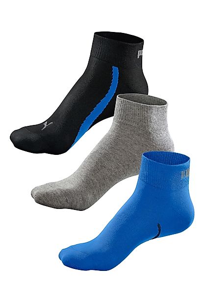 PUMA Sportsocken, (3 Paar), mit kurzem geripptem Schaft günstig online kaufen