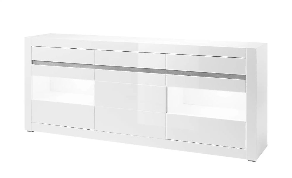 Sideboard  Suavo ¦ weiß ¦ Maße (cm): B: 217 H: 90 T: 42.0 Kommoden & Sidebo günstig online kaufen