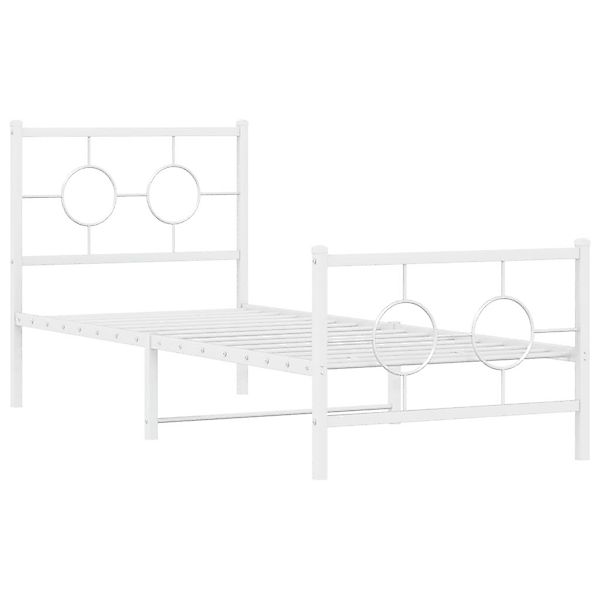 vidaXL Bett Bettgestell mit Kopf- und günstig online kaufen