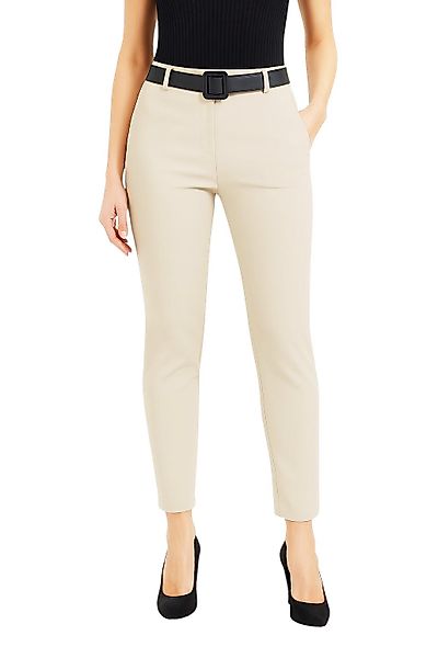 Mississhop Chinos Damen Stretchhose mit Reißverschluss günstig online kaufen