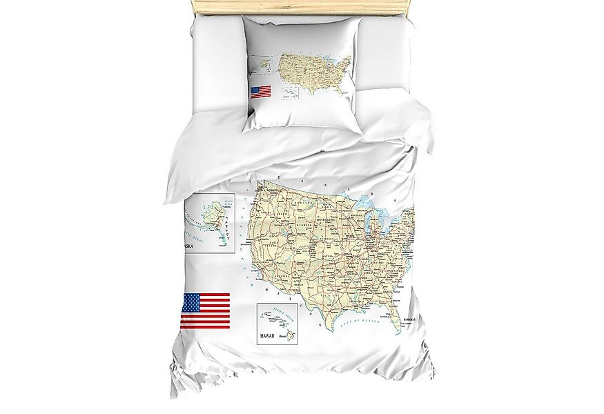 Abakuhaus Bettwäsche Milbensicher Allergiker geeignet mit Kissenbezug, Micr günstig online kaufen